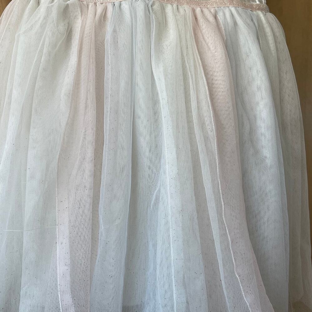 The Children’s Place Ivory Velvet & Tulle Dress Size 5T - Picture 8 of 8